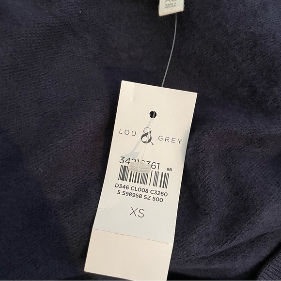 NWT Lou & Grey Signaturesoft Henley Jumpsuit Size XS - Picture 9 of 9